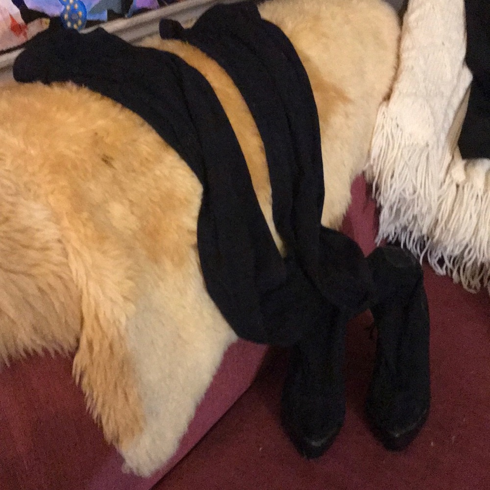 Thigh high stocking/boots